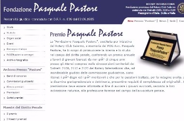 Fondazione Pasquale Pastore: premio Pastore